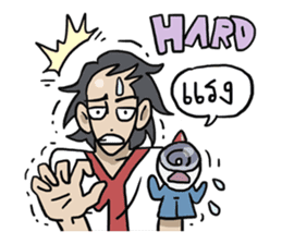 AsB - 106 ONE WORD MAN sticker #10380267