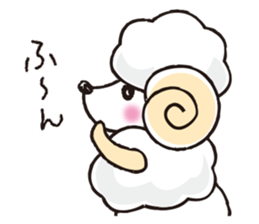 teacup sheep 1 sticker #10380432