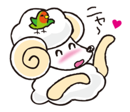 teacup sheep 1 sticker #10380437