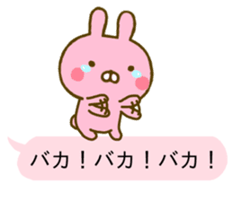 Rabbit Usahina Love Balloon sticker #10380715