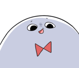 Intimidating to  cute ghost sticker #10380817