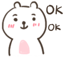 Animal Party : Bear Cat and Rabbit sticker #10380982