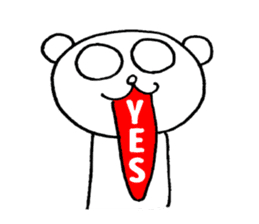 Sticker for exclusive use of YES sticker #10381360