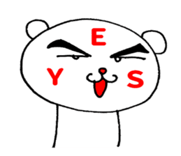 Sticker for exclusive use of YES sticker #10381380