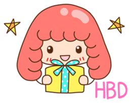 Sweetel - Roll Red (ENG) sticker #10381461