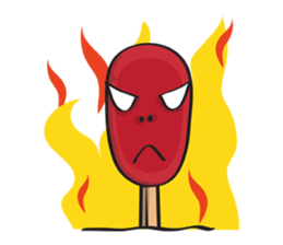matchstick ! sticker #10381886