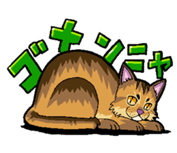 Abyssinian-Cat sticker #10382447