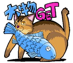 Abyssinian-Cat sticker #10382458
