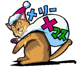 Abyssinian-Cat sticker #10382460