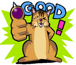 Abyssinian-Cat sticker #10382478