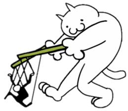 dog men sticker #10382744