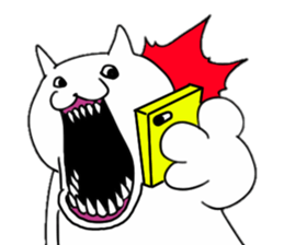 dog men sticker #10382748