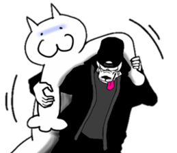 dog men sticker #10382757