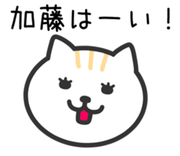 Cat TO KATO sticker #10384120