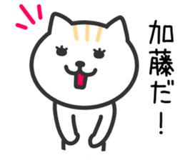 Cat TO KATO sticker #10384126