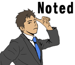 Buzzword salaryman TAKAHASHI 3 sticker #10384353