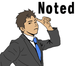 Buzzword salaryman TAKAHASHI 3 sticker #10384353