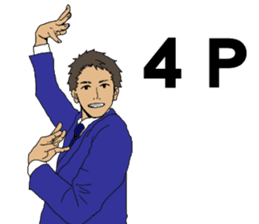 Buzzword salaryman TAKAHASHI 3 sticker #10384359