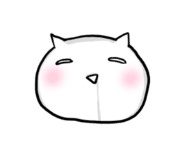 Cat that is not heard so heard. sticker #10384841