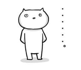 Cat that is not heard so heard. sticker #10384855