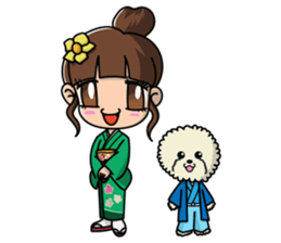 NonNon's daily sticker with hangle sticker #10384866