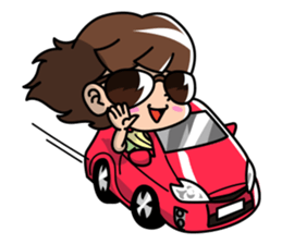 NonNon's daily sticker with hangle sticker #10384867