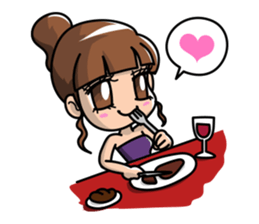 NonNon's daily sticker with hangle sticker #10384873