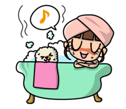 NonNon's daily sticker with hangle sticker #10384874