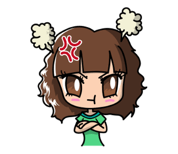 NonNon's daily sticker with hangle sticker #10384882