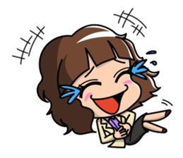 NonNon's daily sticker with hangle sticker #10384883