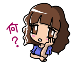 NonNon's daily sticker with hangle sticker #10384890