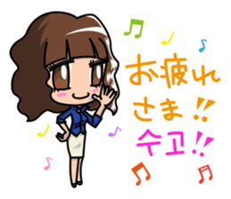 NonNon's daily sticker with hangle sticker #10384897