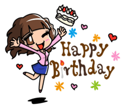 NonNon's daily sticker with hangle sticker #10384898