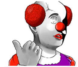 Clown 1 sticker #10385177