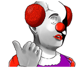 Clown 1 sticker #10385177