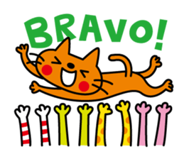 CATS & PEACE -English version- sticker #10385187