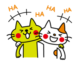 CATS & PEACE -English version- sticker #10385202