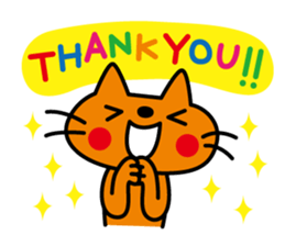 CATS & PEACE -English version- sticker #10385208