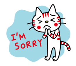 CATS & PEACE -English version- sticker #10385217