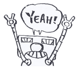 Robot No.3 sticker #10386179