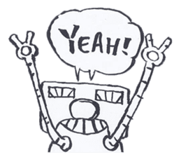 Robot No.3 sticker #10386179