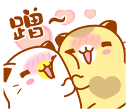 Niu Niu Cat "Lovers" sticker #10386544