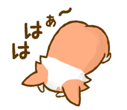 Naughty Corgi 2 sticker #10386587