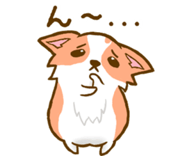 Naughty Corgi 2 sticker #10386593