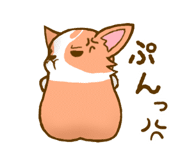 Naughty Corgi 2 sticker #10386609