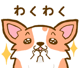 Naughty Corgi 2 sticker #10386616