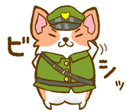 Naughty Corgi 2 sticker #10386619