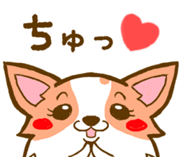 Naughty Corgi 2 sticker #10386622