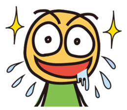 Brother Orange sticker #10387114