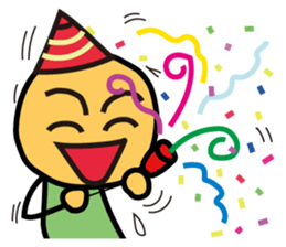 Brother Orange sticker #10387137